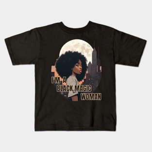 Black Magic Urban Woman Kids T-Shirt